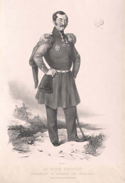 Vasilij Osipov hrabě Bebutov od Artist Unknown