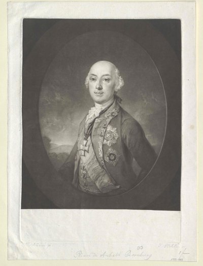 Victor Amadeus kníže Anhalt-Bernburg-Schaumburg-Hoym od Artist Unknown