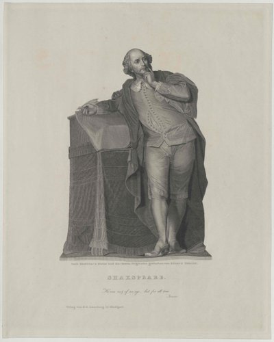 William Shakespeare od Artist Unknown
