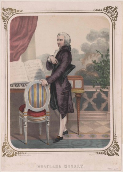 Wolfgang Amadeus Mozart od Artist Unknown
