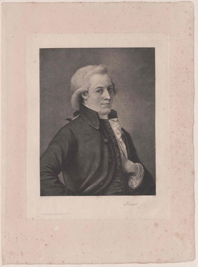 Wolfgang Amadeus Mozart od Artist Unknown