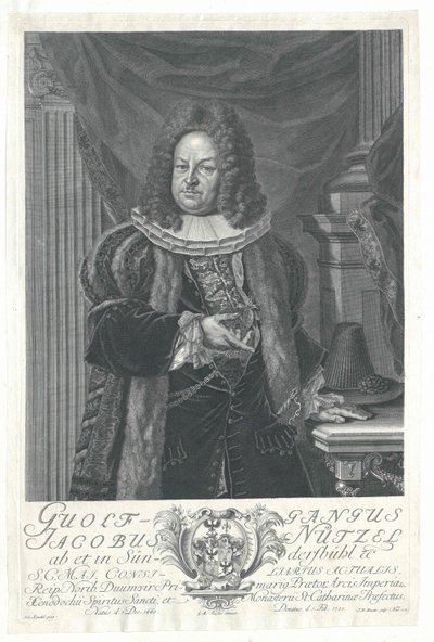 Wolfgang Jacob Nuetzel von Suendersbuehl od Artist Unknown