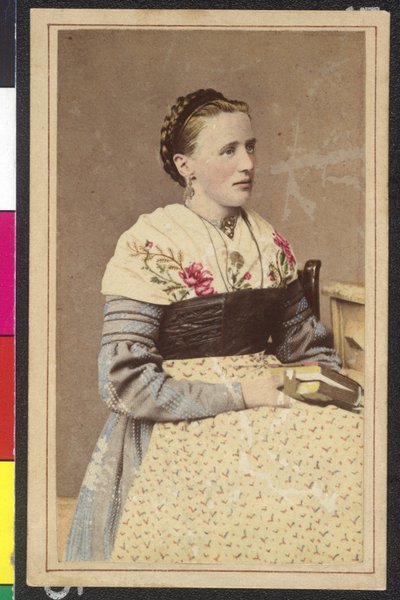 Žena v livreji - Salzburg od Artist Unknown