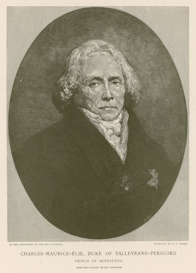 Charles Maurice de Talleyrand-Perigord od Ary Scheffer