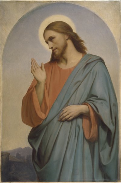 Kristus plačící nad Jeruzalémem od Ary Scheffer
