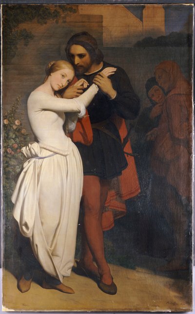 Faust a Markéta v zahradě, 1846 od Ary Scheffer