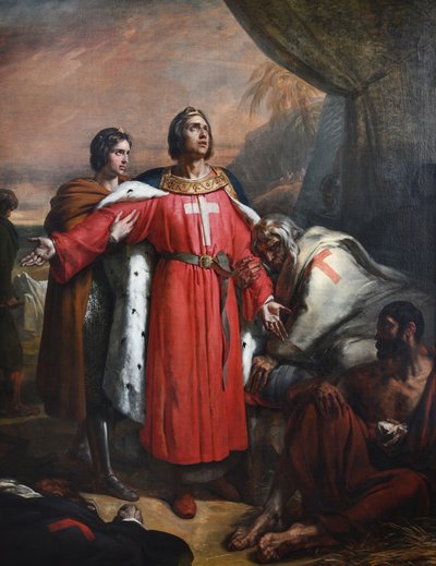 francouzsky: Saint Louis visiterant les pestiférés od Ary Scheffer