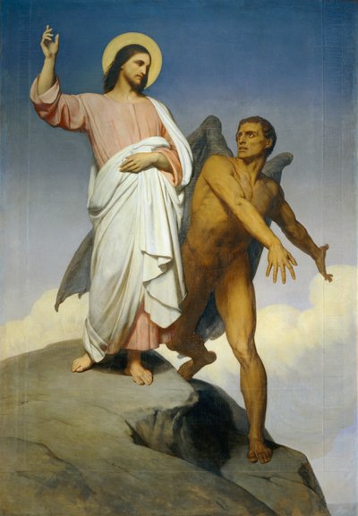 Pokušení Krista ... od Ary Scheffer