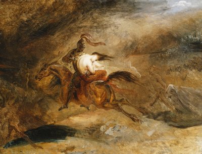 Lenore, Mrtví jdou rychle, od Ary Scheffer