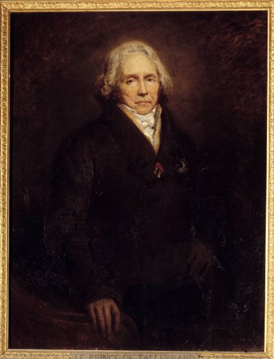 Portrét francouzského politika Charlese Maurice de Talleyrand Perigord (nebo Talleyrand-Perigord od Ary Scheffer