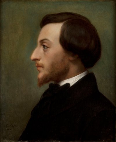 Portrét spisovatele Louis Ratisbonne 1827-1900, 1852. od Ary Scheffer