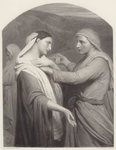 Ruth a Naomi od Ary Scheffer