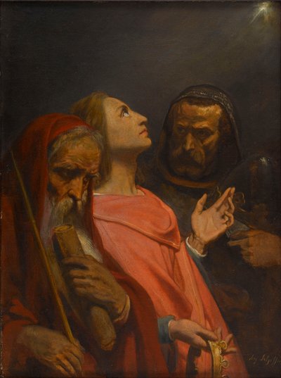 Klanění tří králů, 1841-1844. od Ary Scheffer