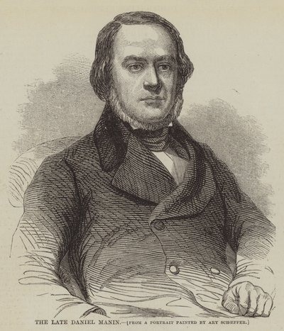 Zesnulý Daniel Manin od Ary Scheffer