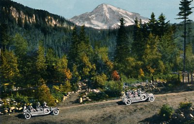 Mt. Rainier z National Park Inn, c1916 od Asahel Curtis