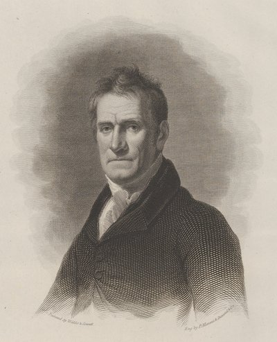 Cadwallader David Colden, starosta New Yorku, ca. 1825 od Asher Brown Durand