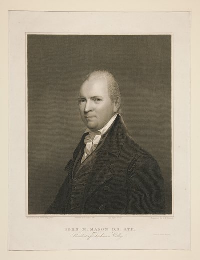 John M. Mason, D.D., S.T.P., rektor Dickinson College od Asher Brown Durand