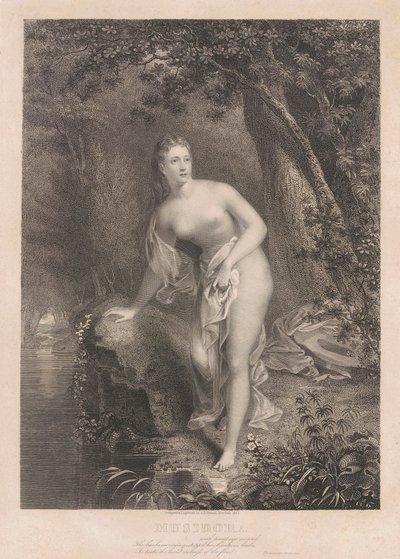 Musidora od Asher Brown Durand