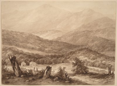 Bílé hory (?) od Asher Brown Durand