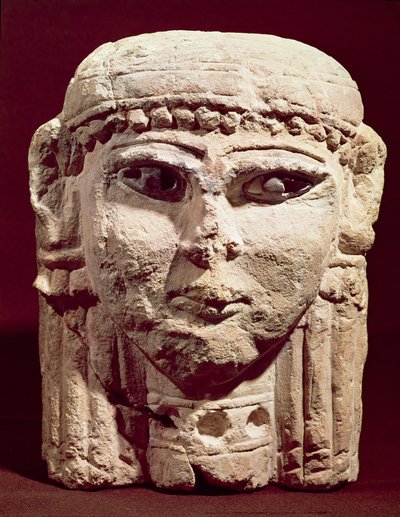 Hlava bohyně Ištar z Ammánu v Jordánsku od Assyrian