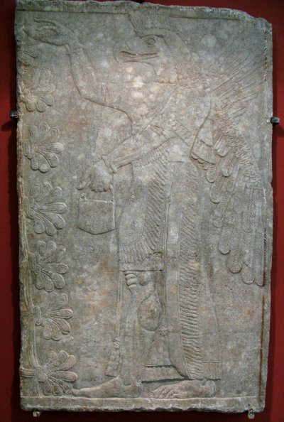 Reliéf z paláce Ashurnasirpal II v Kalhu, Nimrud, 9. století před naším letopočtem. od Assyrian Art.
