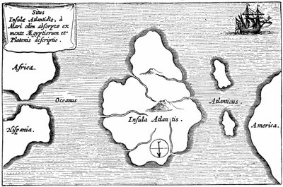 Mapa Atlantidy, z 