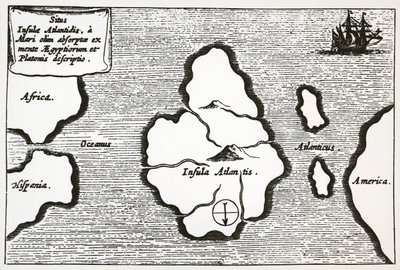 Mapa Atlantidy, z 