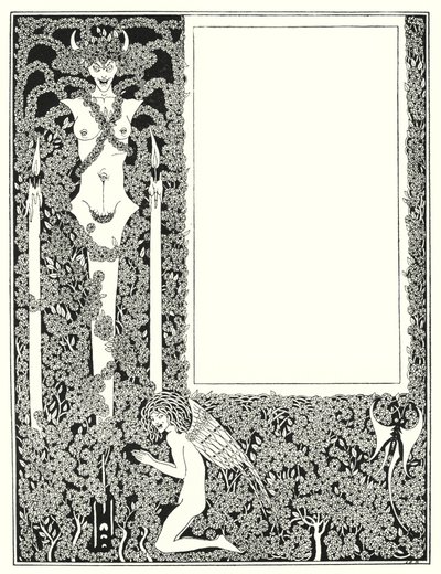 Návrh na titulní stranu "Salome" (rytina) od Aubrey (after) Beardsley