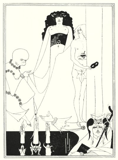 Vstup do Herodiady (rytina) od Aubrey (after) Beardsley