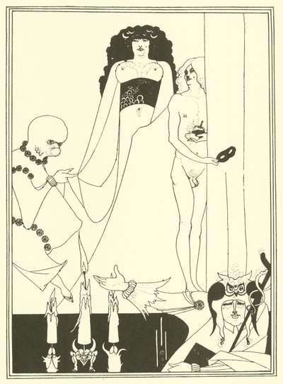 Herodias (litografie) od Aubrey (after) Beardsley