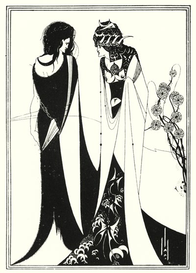 John a Salome (rytina) od Aubrey (after) Beardsley