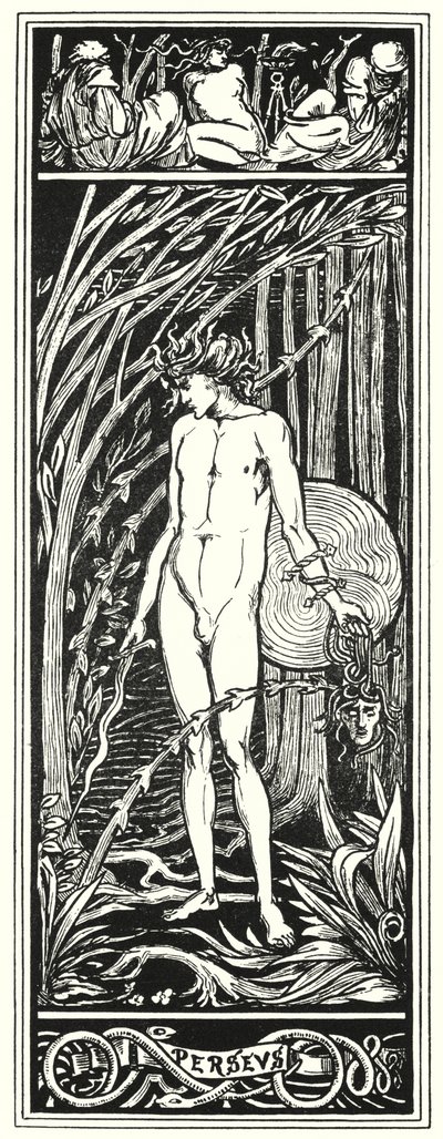 Perseus 1920 (rytina) od Aubrey (after) Beardsley