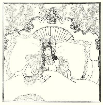 The Billet-Doux (rytina) od Aubrey (after) Beardsley