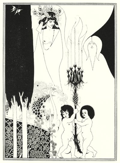 Herodovy oči (rytina) od Aubrey (after) Beardsley