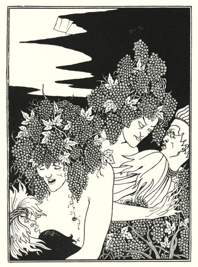 The Snare of Vintage (rytina) od Aubrey (after) Beardsley
