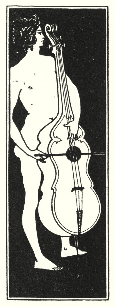 Ornament na titulní straně (rytina) od Aubrey (after) Beardsley