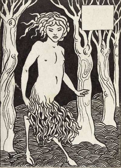 Faun, 80. léta 19. století od Aubrey Beardsley