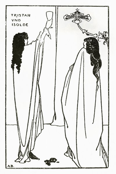 Opakování Tristana a Isoldy, ilustrace z 