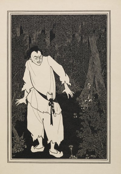 Ali Baba v lese, z Knihy padesáti kreseb od Aubrey Beardsley
