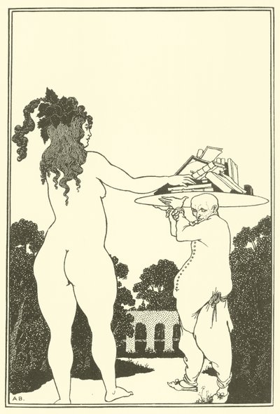 Knižní deska od Aubrey Beardsley