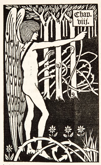 Nadpis kapitoly od Aubrey Beardsley