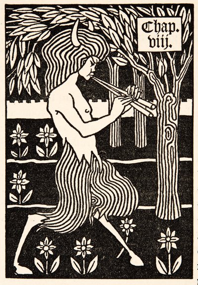 Nadpis kapitoly od Aubrey Beardsley