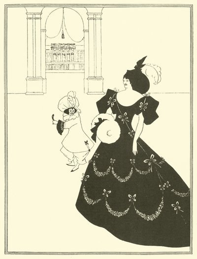Komedie Balet marionet od Aubrey Beardsley