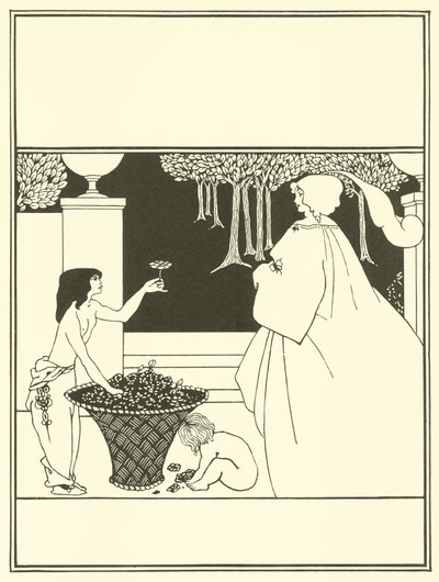 Obálka, Žlutá Kniha od Aubrey Beardsley