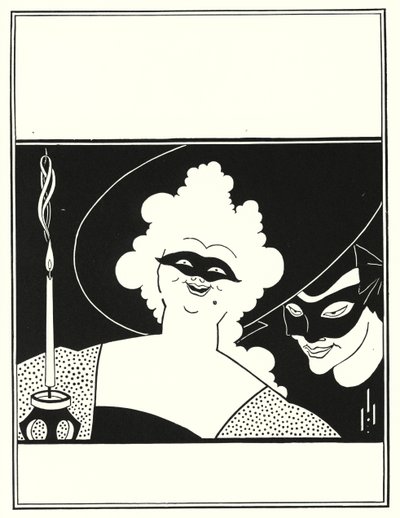 Návrh obálky „Žlutá kniha“, svazek I od Aubrey Beardsley