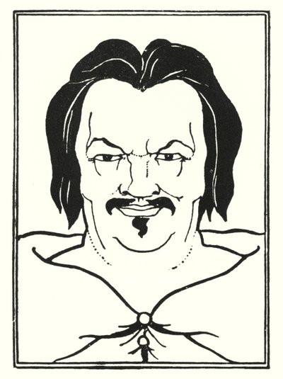 Design krytu, boční od Aubrey Beardsley