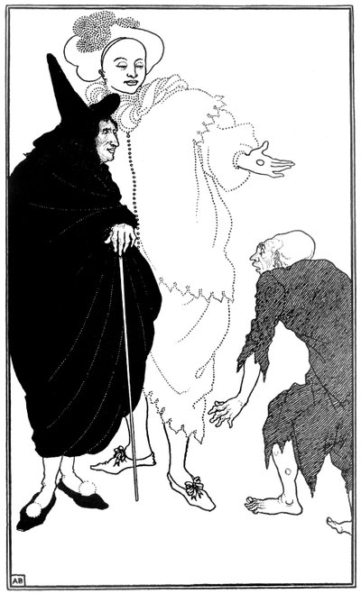 Don Juan, Sganarelle a žebrák, ilustrace z 
