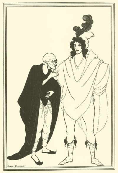 Zkouška Heralda od Aubrey Beardsley