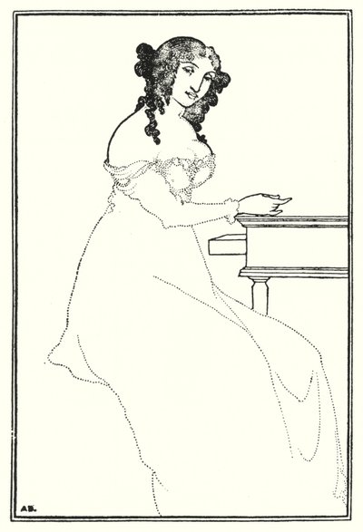 Frontispis od Aubrey Beardsley