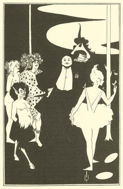 Frontispiece, hry Johna Davidsona, 1893 od Aubrey Beardsley
